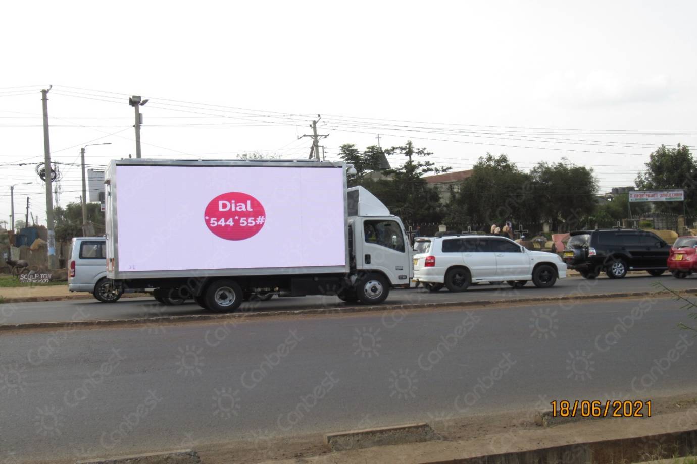 Mobile Truck LED Screen Advertising Kenya