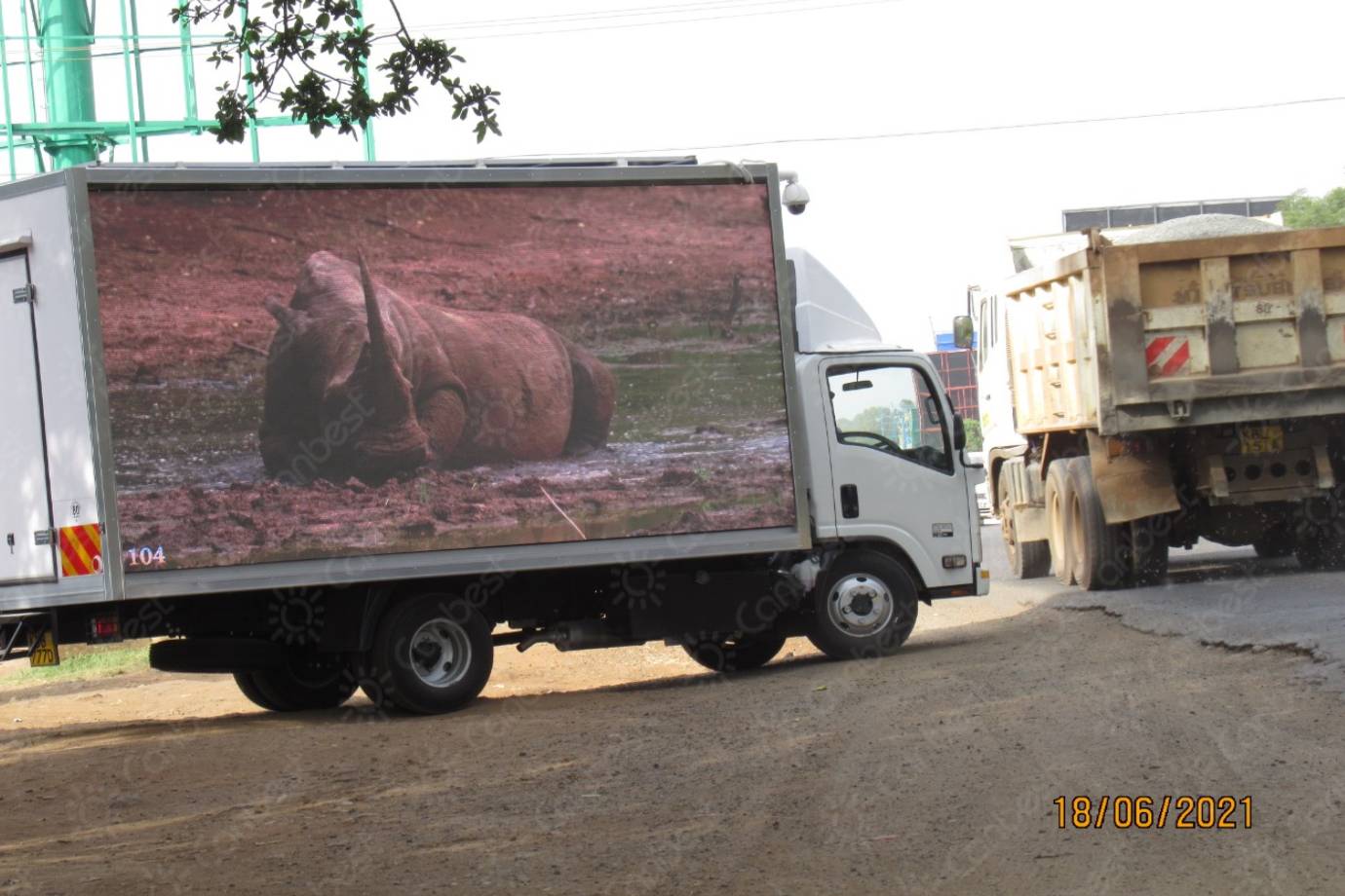 Mobile Truck LED Screen Advertising Kenya