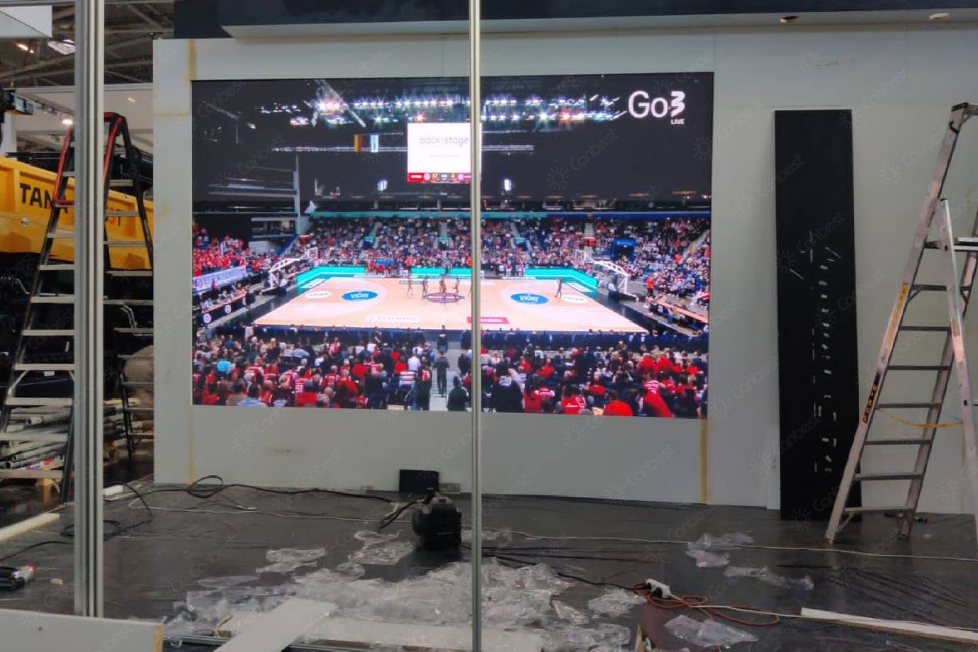 p2.5 Exhibition Booth LED Video Wall In Germany