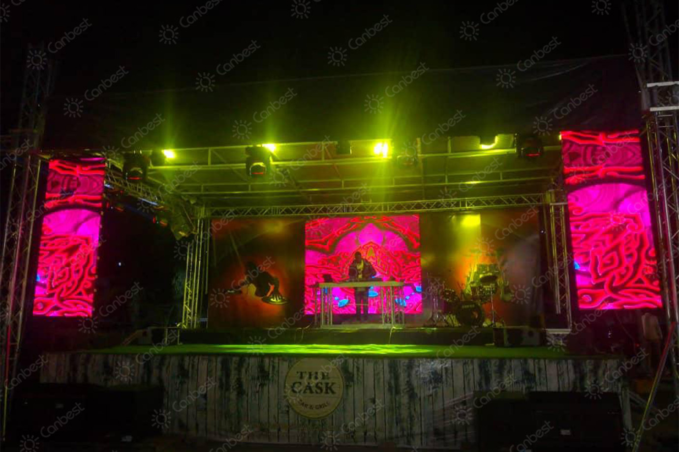 RX390 Outdoor Rental Stage LED Screen in Tanzania