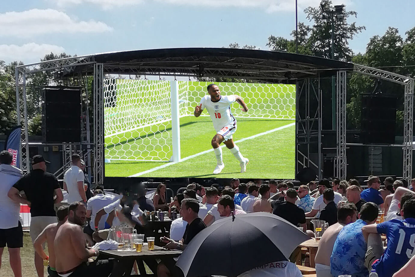 P3.91 Outdoor LED Screen Display for Live Sports in France